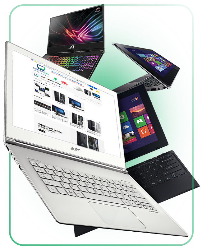 Refurbished Dell laptop ready to use