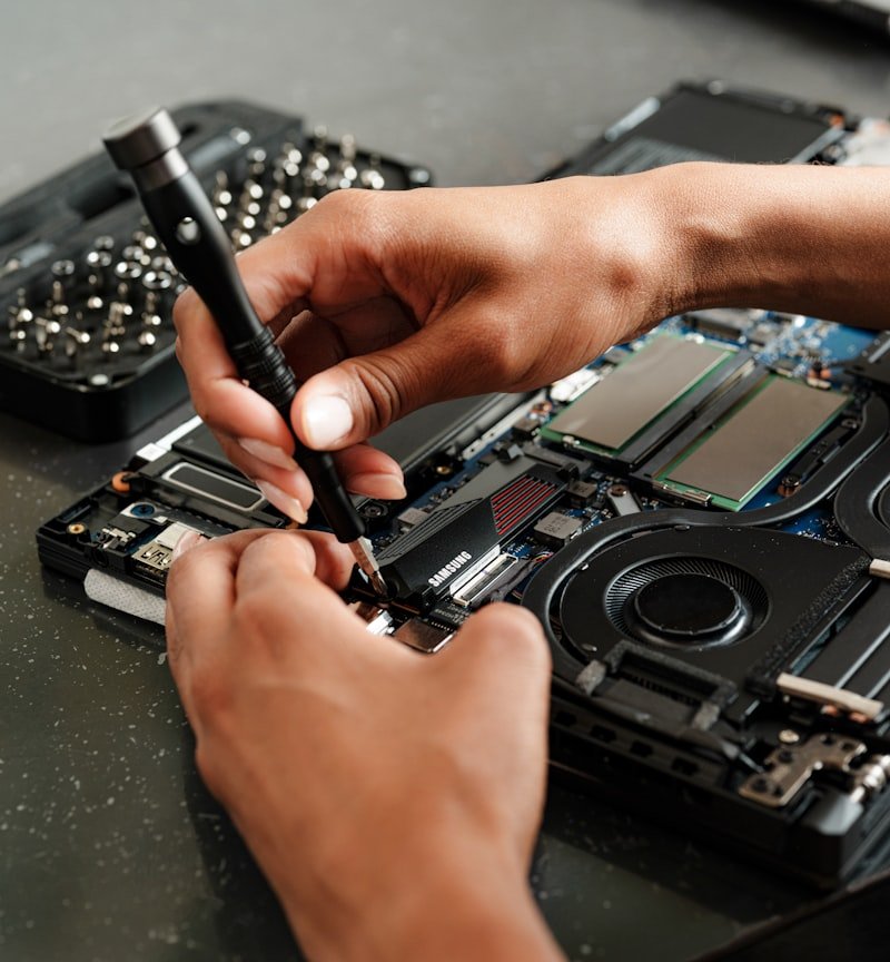 Device stripped down, repaired and tested